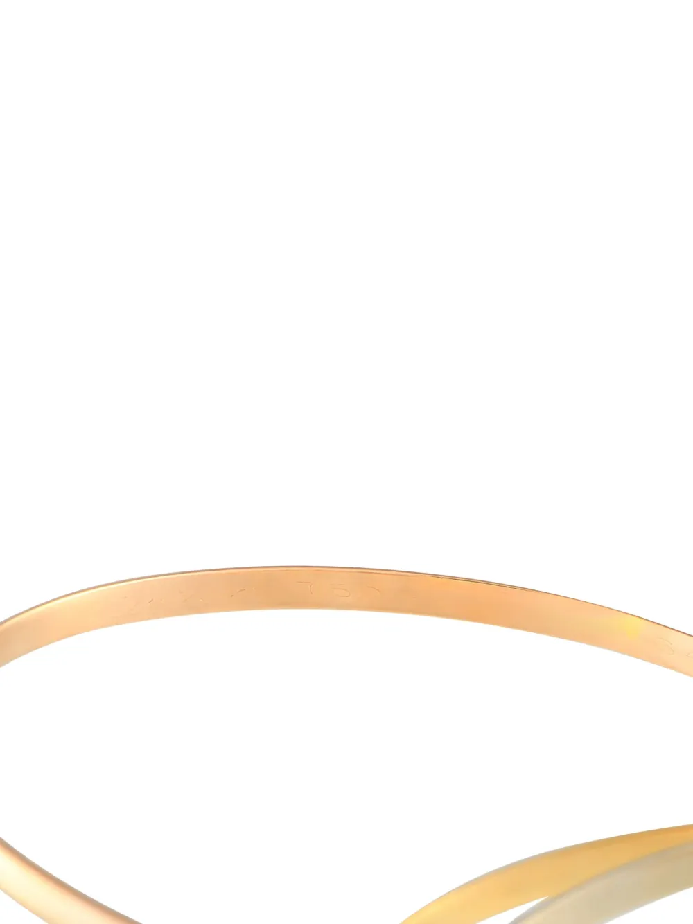 Cartier pre-owned 18kt gold Trinity bangle | Pre-Owned | Image 2