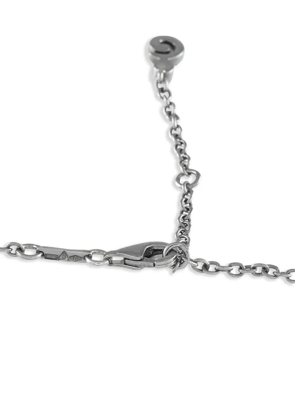 Stefan Hafner 18K white gold white and black diamonds necklace | Image 2