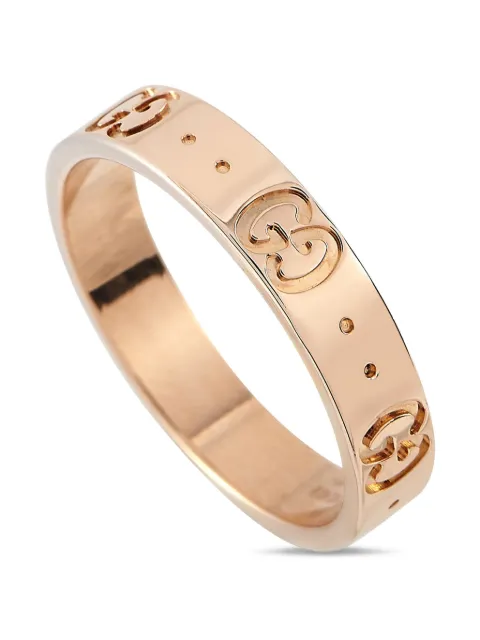 Gucci Pre-Owned anillo Icon en oro rosa de 18kt