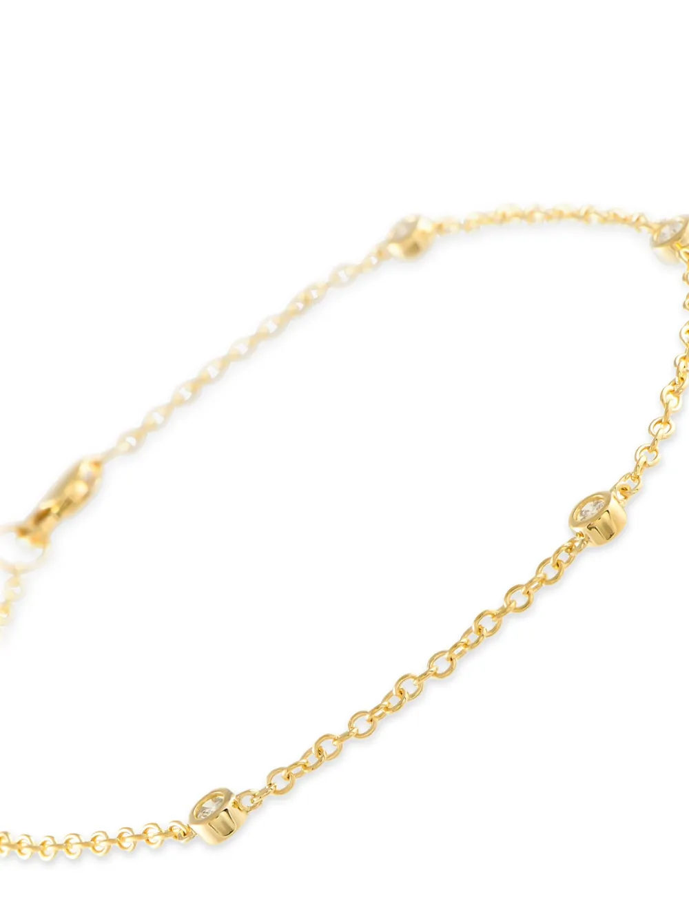 Pre-owned Lb Exclusive 14k Yellow Gold Diamond Bracelet