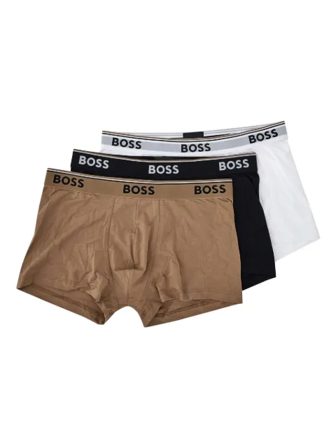 BOSS logo-waistband briefs (pack of three)