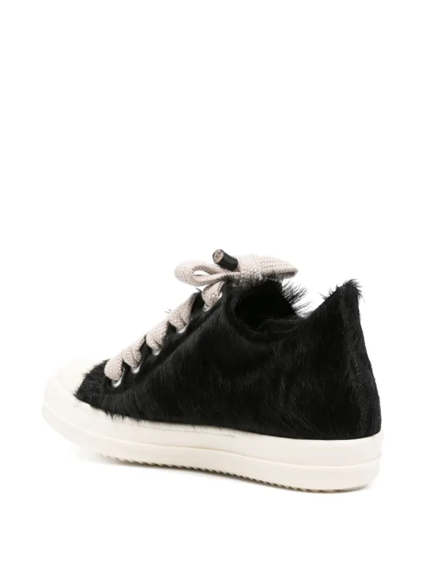 Rick Owens Jumbolaced Low Sneakers | Black | FARFETCH