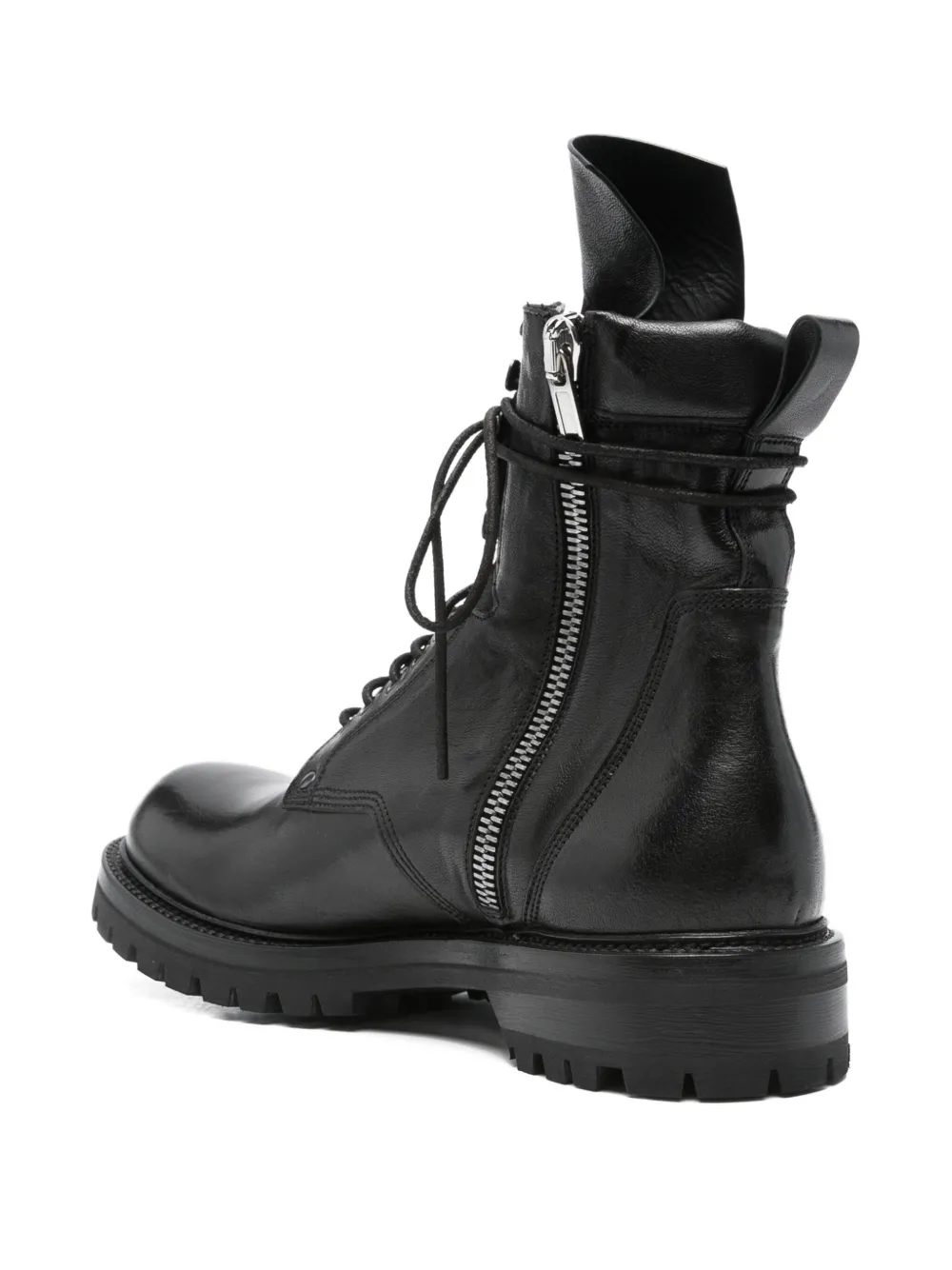 Rick Owens Army biker boots Black