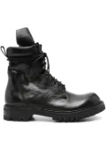 Rick Owens Army biker boots - Black