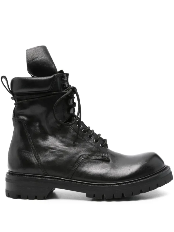 Rick Owens Army バイカーブーツ | ブラック | FARFETCH JP