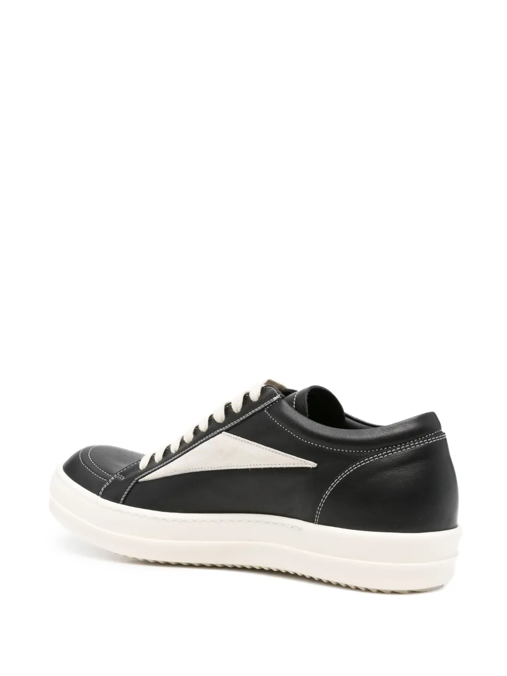 Rick Owens leather sneakers Black