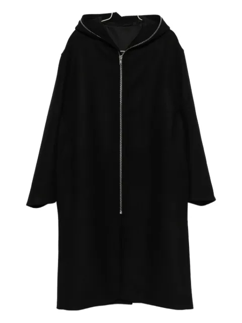 Rick Owens hooded raincoat