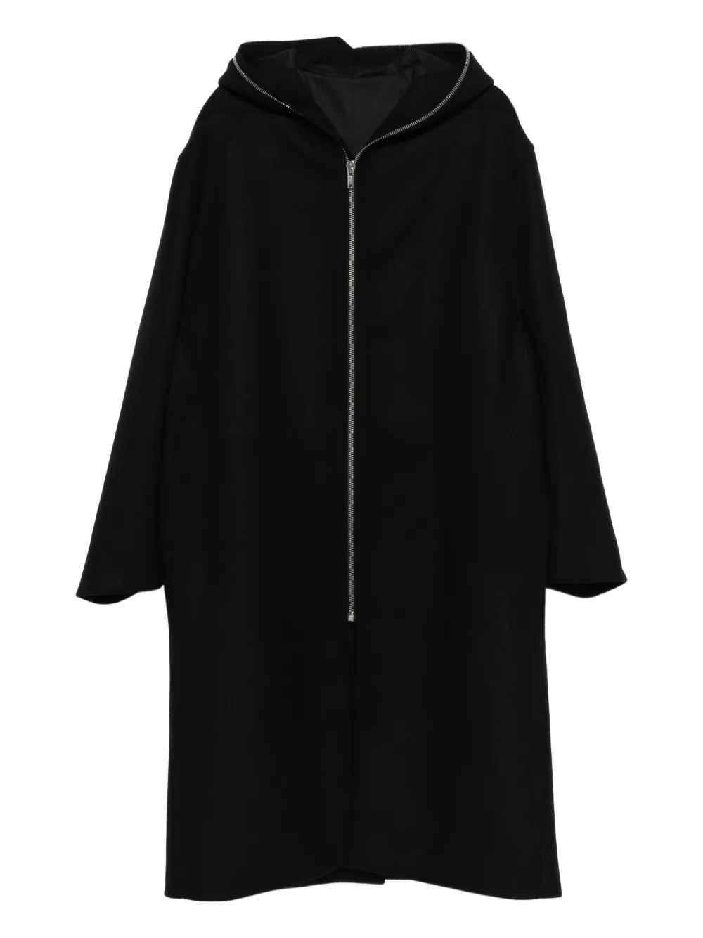 Rick Owens Regenjas met capuchon Zwart