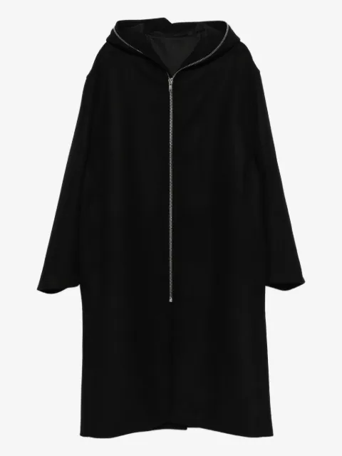 Rick Owens hooded raincoat