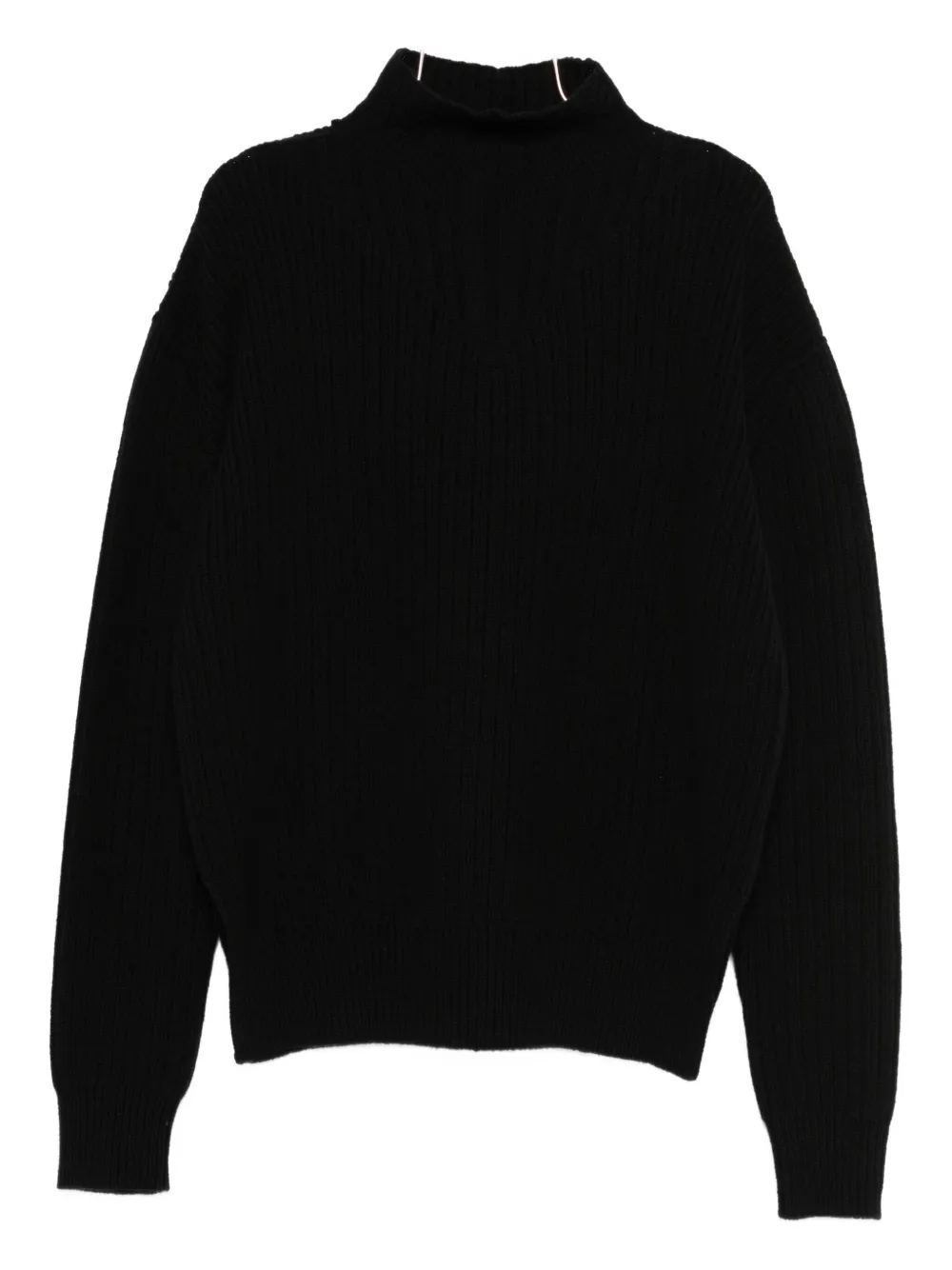 Rick Owens high-neck sweater Zwart