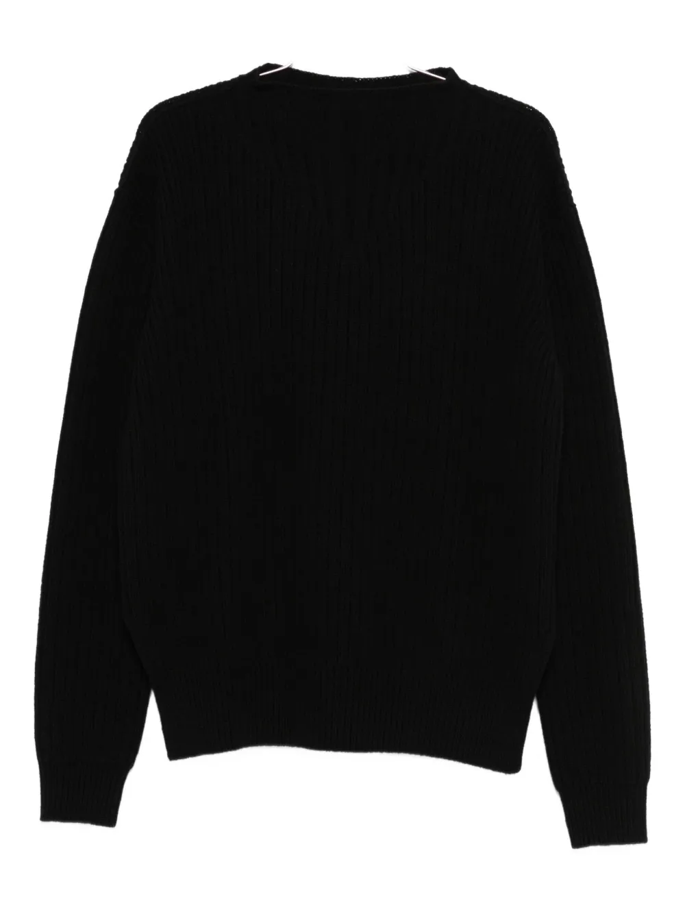 Rick Owens mock-neck sweater Zwart