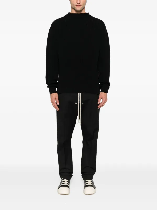 Rick Owens モックネック セーター | ブラック | FARFETCH JP