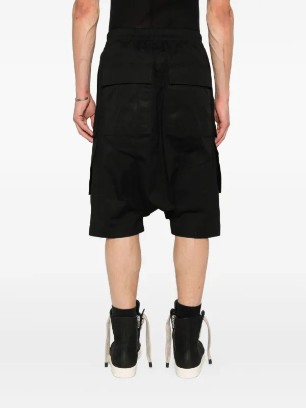 パンツ Rick Owens Cargo Pods SHORTS 48 Rick Owens Cargo Pods Shorts | Black | FARFETCH