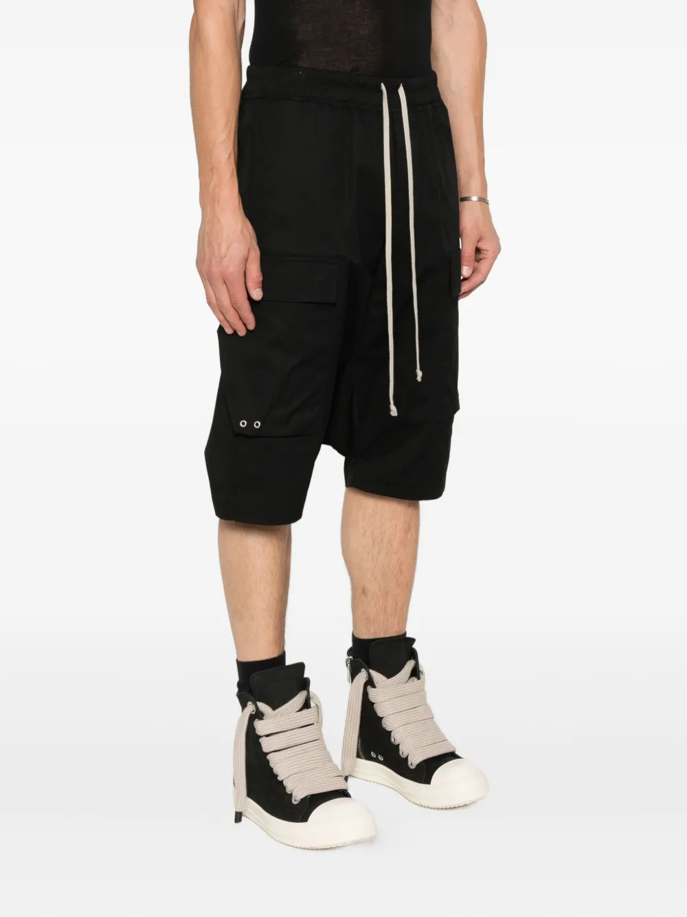 Rick Owens Cargo Pods shorts Zwart