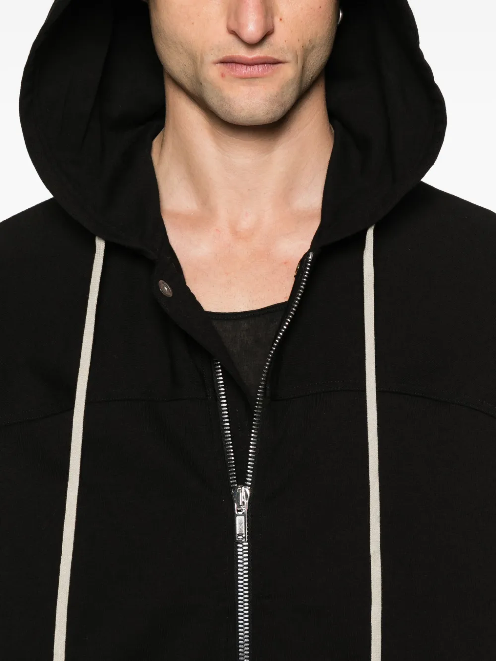 Rick Owens hooded jacket Zwart