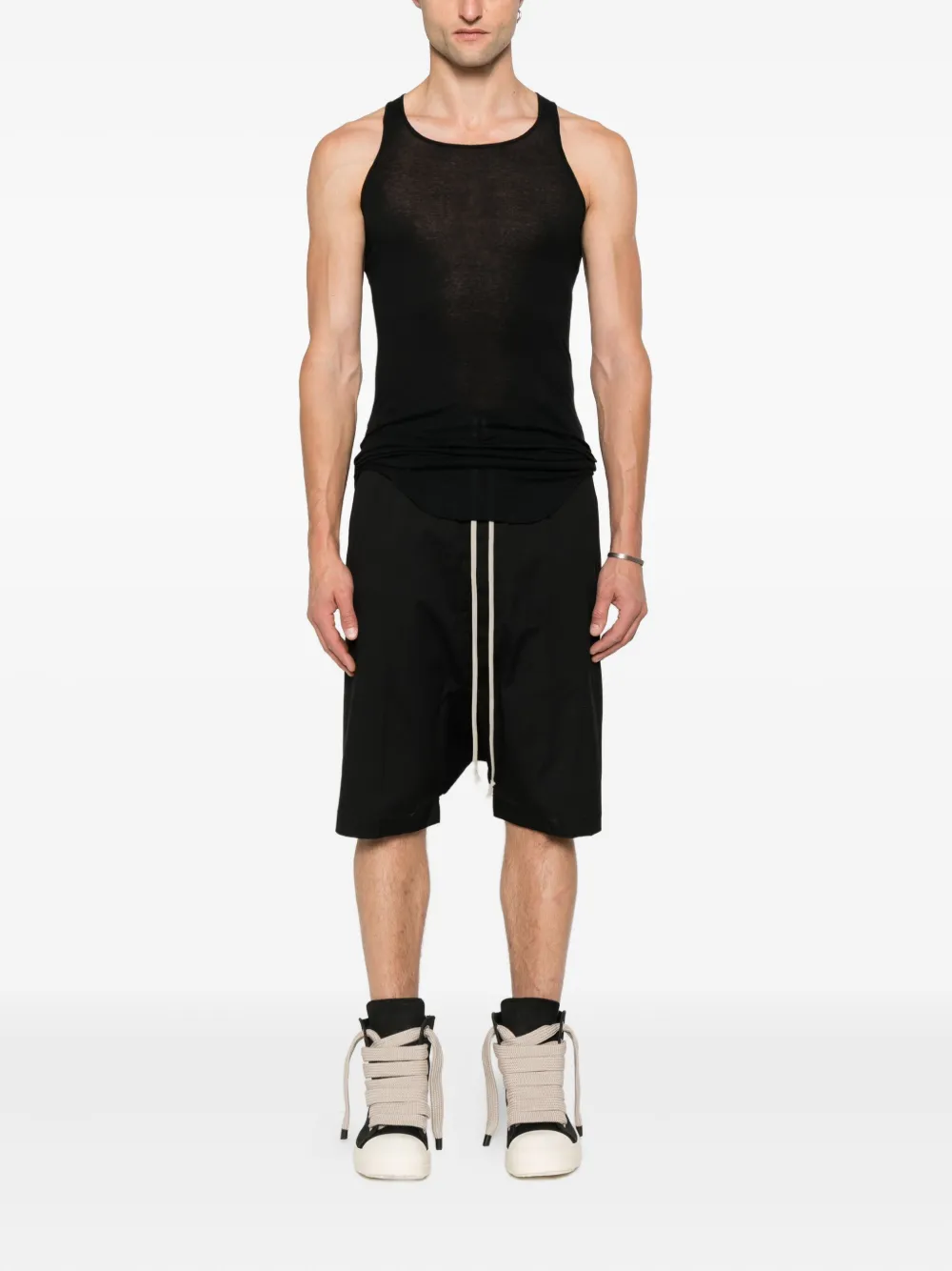 Rick Owens Basic Rib tank top | Vests & Tank Tops | Image 2
