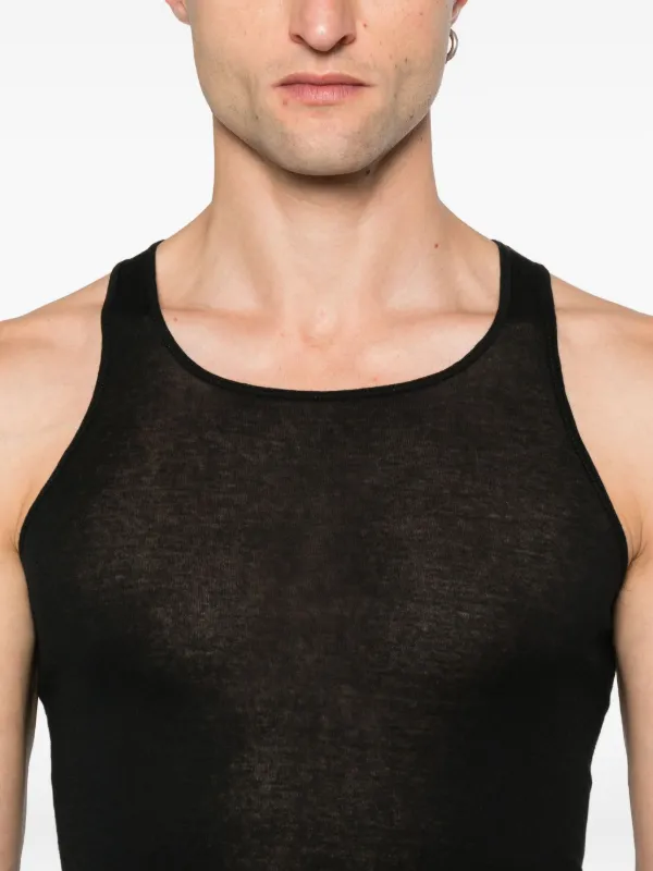 Rick Owensリブジャージー タンクトップ 新品 Rick Owensリブジャージー タンクトップ 新品