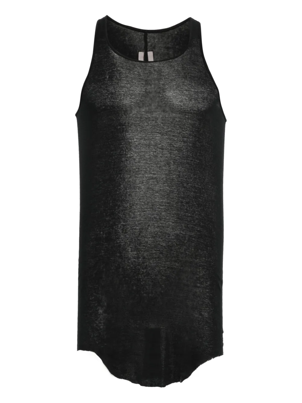Rick Owens Geribbelde tanktop Zwart