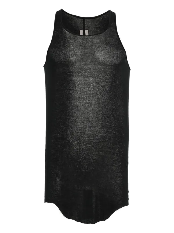 Rick Owens Basic Rib タンクトップ | ブラック | FARFETCH JP