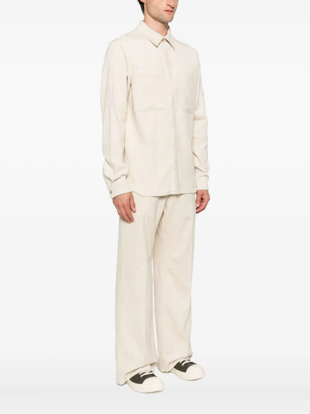 Rick Owens long-sleeve shirt Beige