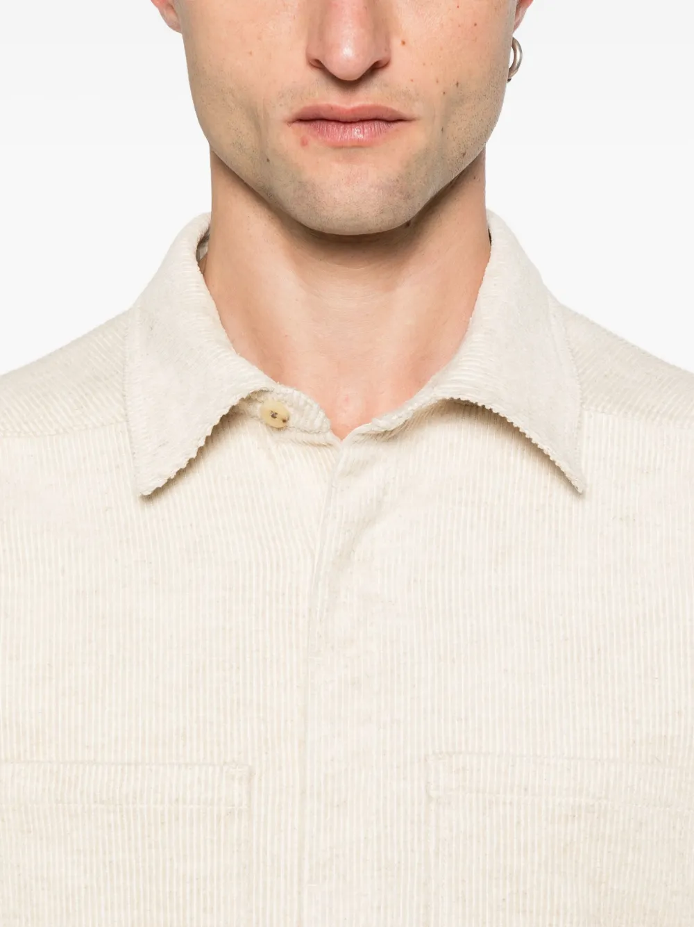 Rick Owens long-sleeve shirt Beige