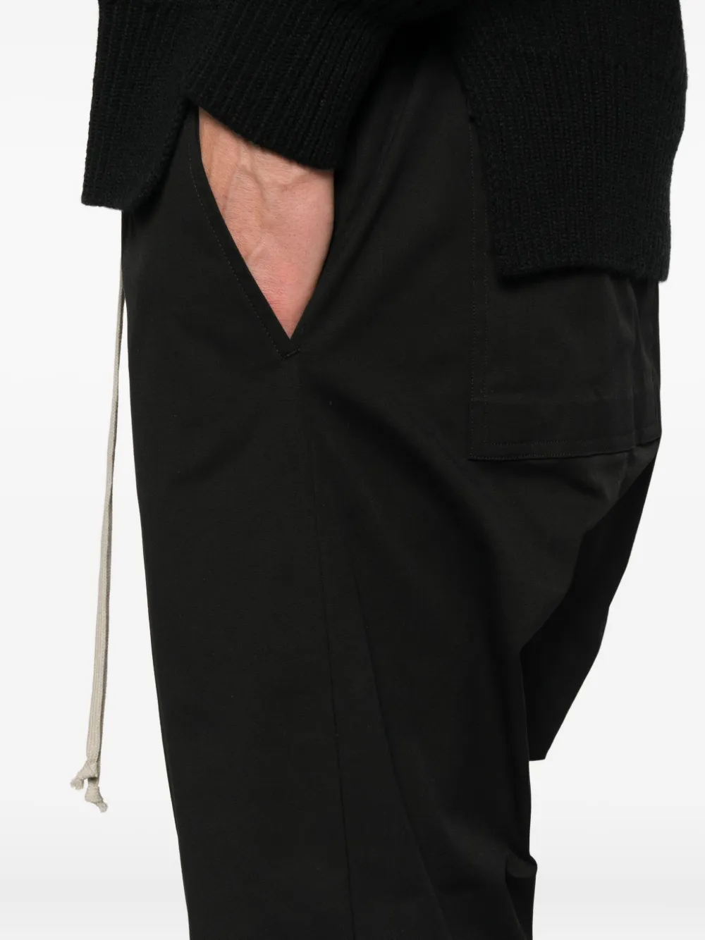 Rick Owens Broek met trekkoord Zwart