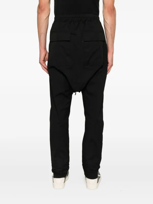 Rick Owens ドローストリング パンツ | ブラック | FARFETCH JP