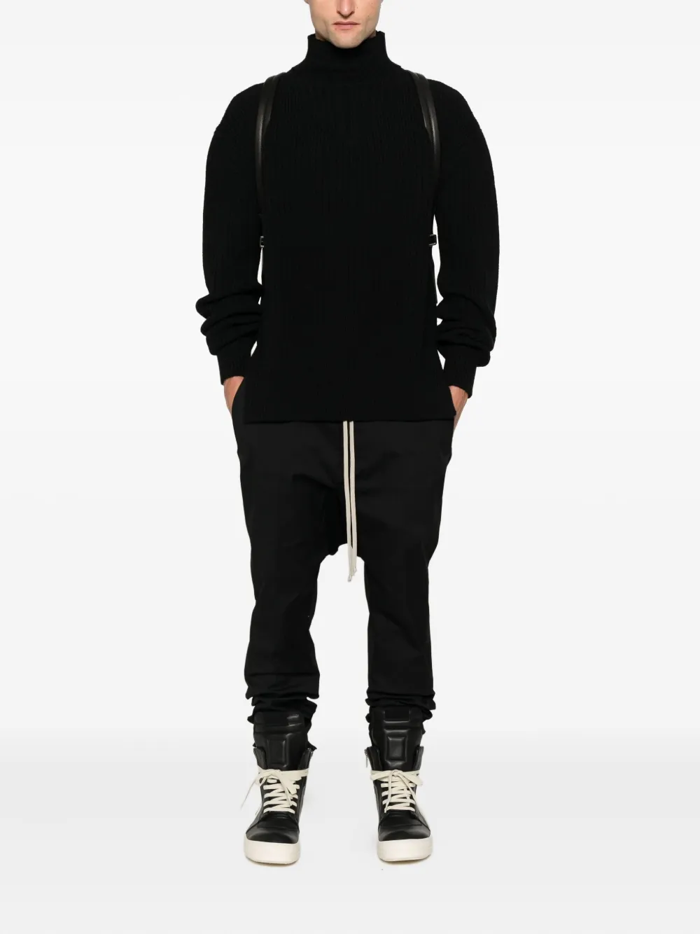 Rick Owens drawstring trousers | Drop Crotch Pants | Image 2