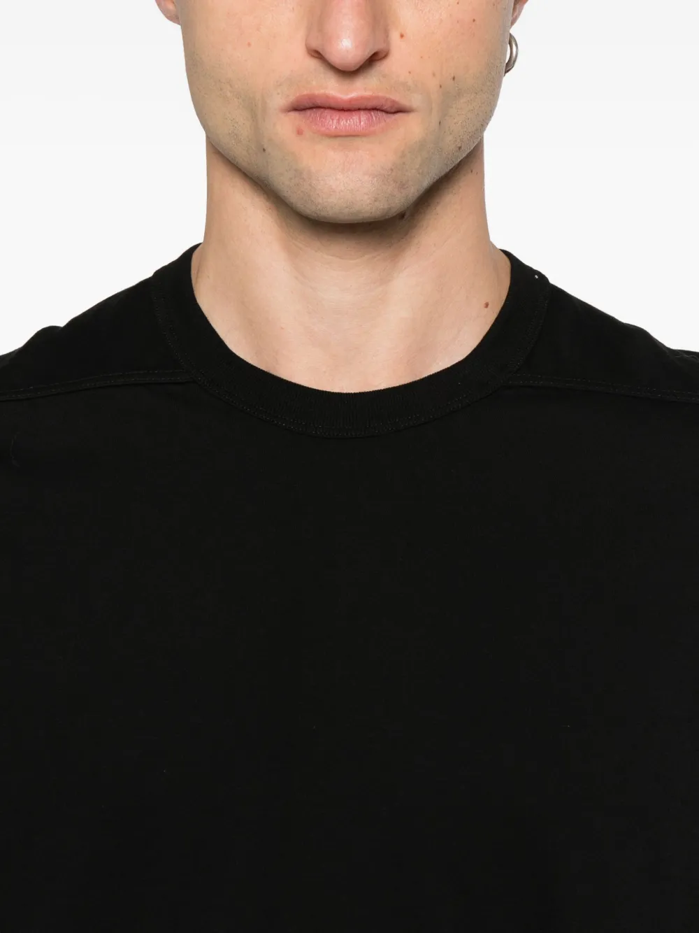 Rick Owens Level T-shirt Zwart