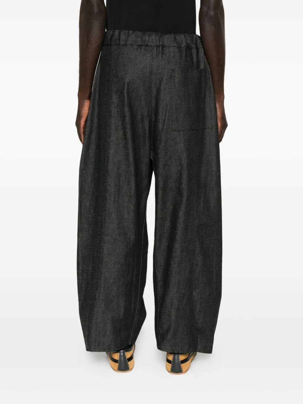 SAGE NATION Broek met wijde pijpen Blauw