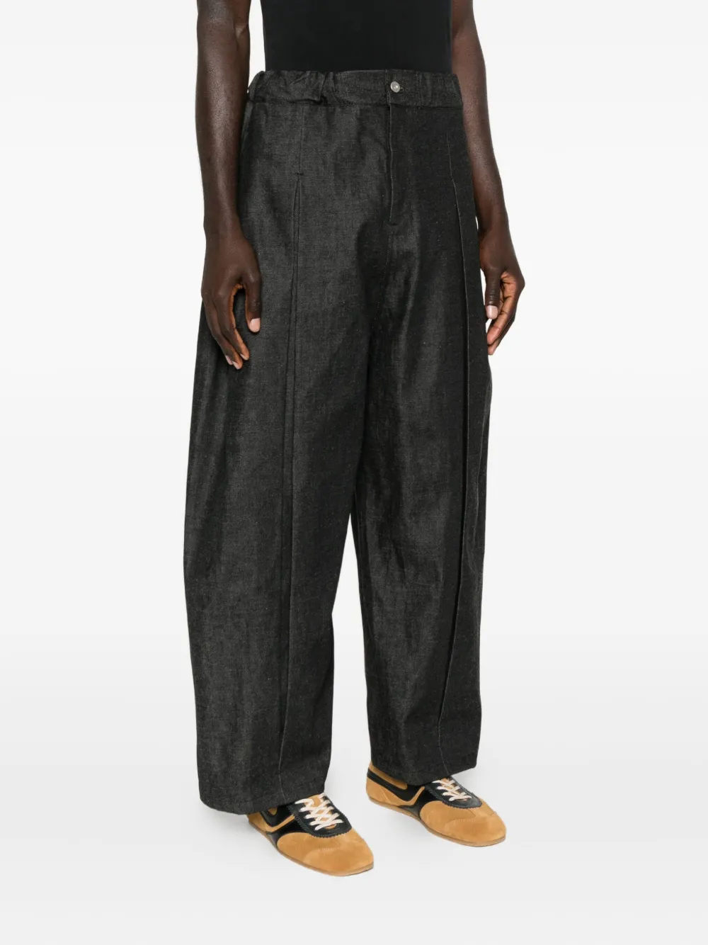 SAGE NATION Broek met wijde pijpen Blauw