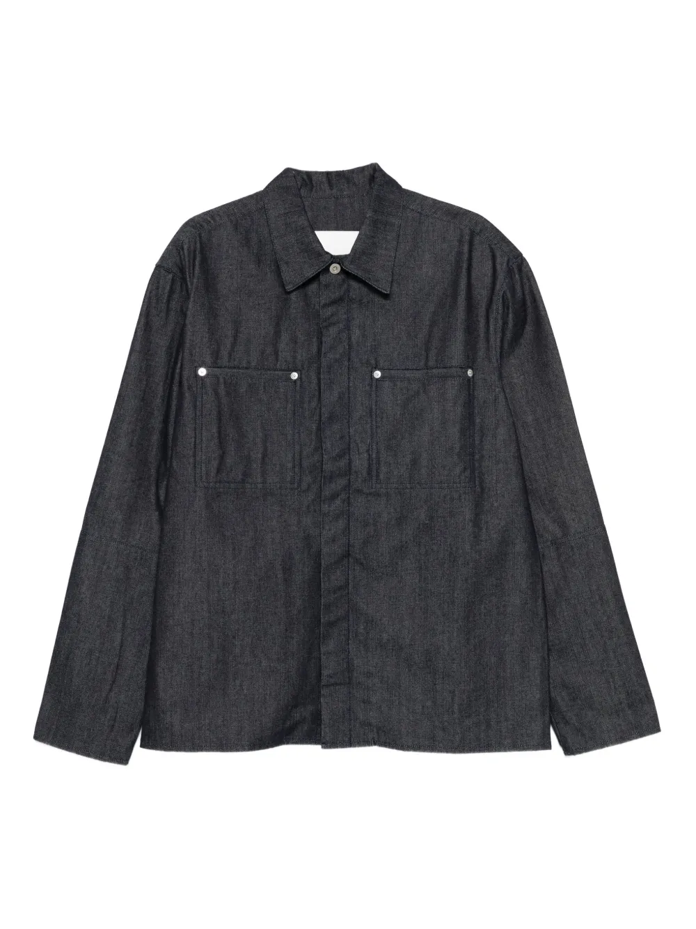 SAGE NATION long-sleeved denim shirt | Blue | Image 1