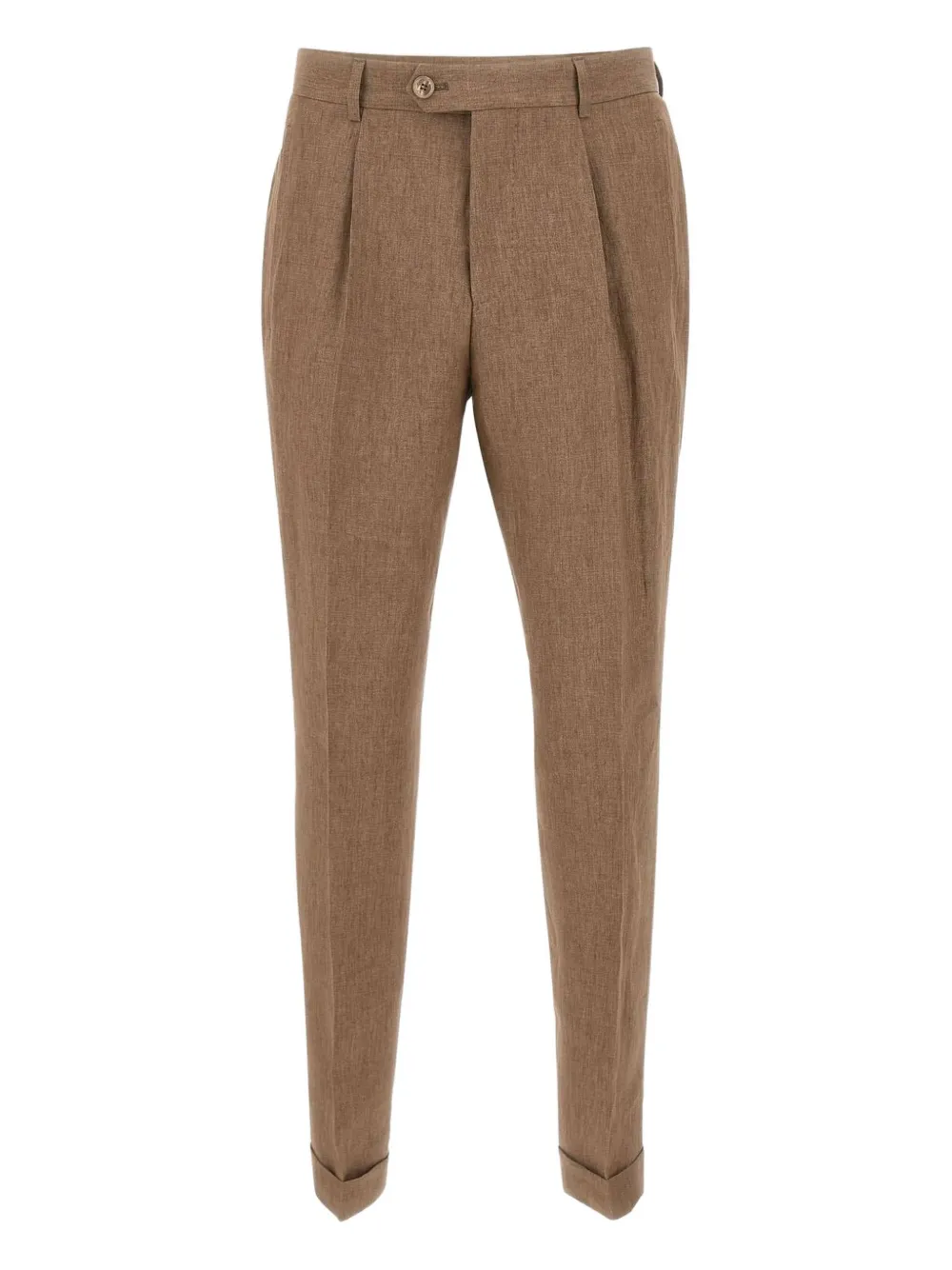 BOSS L-Peet straight-leg trousers | Brown | Image 1