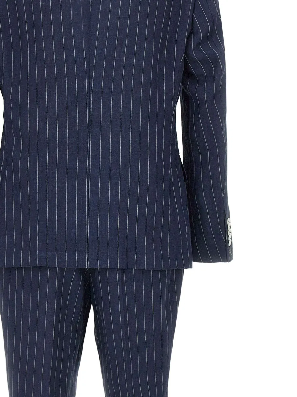 BOSS Gestreept pak Blauw