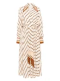 ZIMMERMANN Tuck midi dress - Neutrals