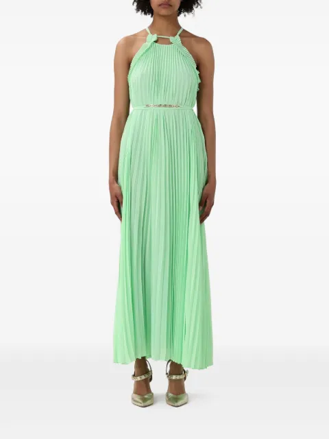 TWINSET plissé-effect midi dress