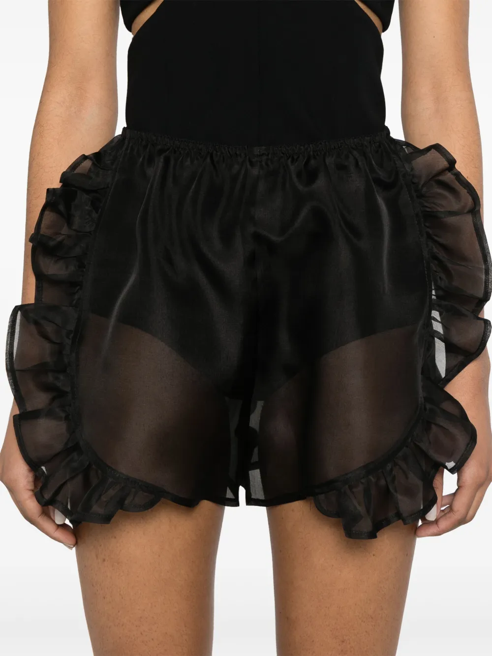 Ioana Ciolacu Dahlia shorts Zwart