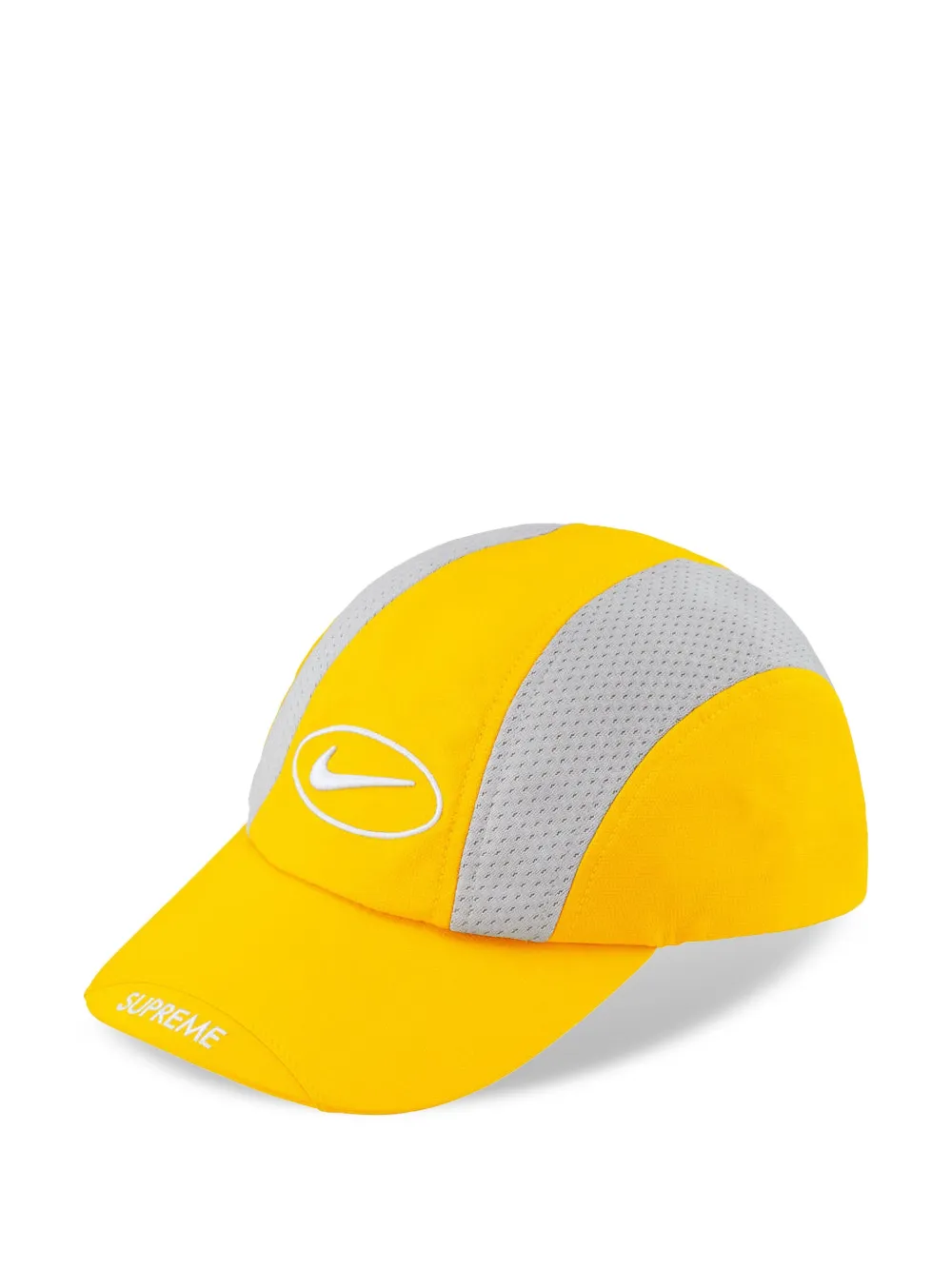 Supreme x Nike "SS25 - Yellow" Lauf-Baseballkappe - Gelb