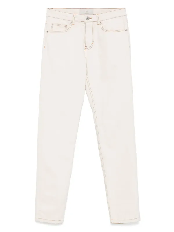 デニム・ジーパン AMI PARIS IVORY DENIM JEANS 29629020_58739524_600.jpg