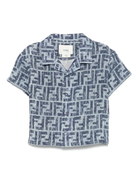 Fendi Kids Shirt met FF-print