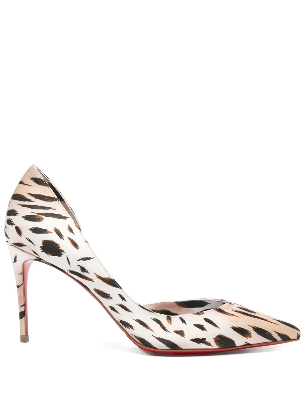 Christian Louboutin 85mm animal-print pumps | Neutrals | Image 1