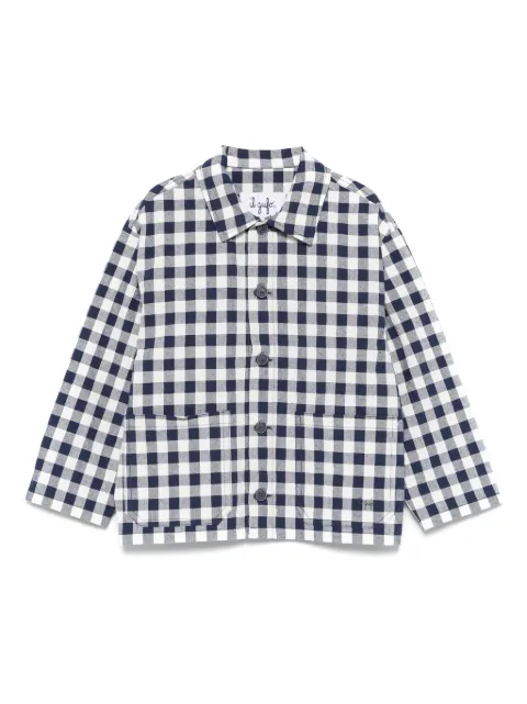 Il Gufo sobrecamisa con motivo de cuadros gingham