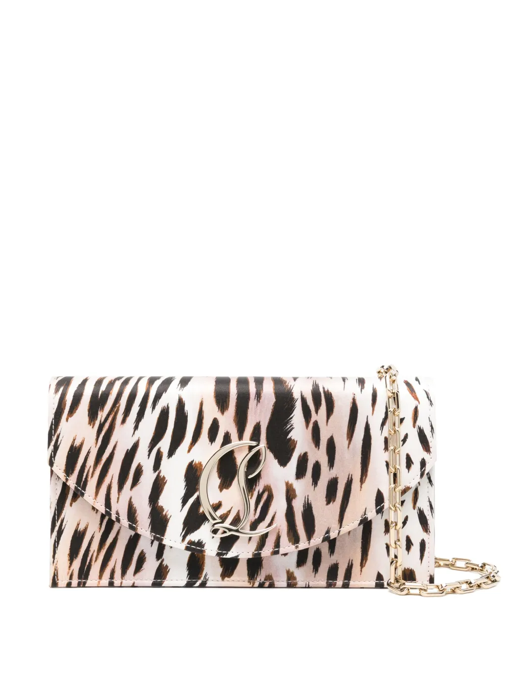 Christian Louboutin Loubi54 clutch bag | Neutrals | Image 1