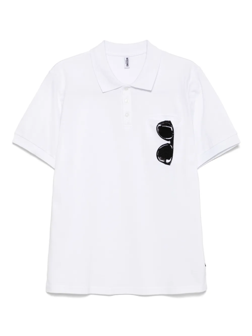 Moschino Poloshirt met korte mouwen Wit