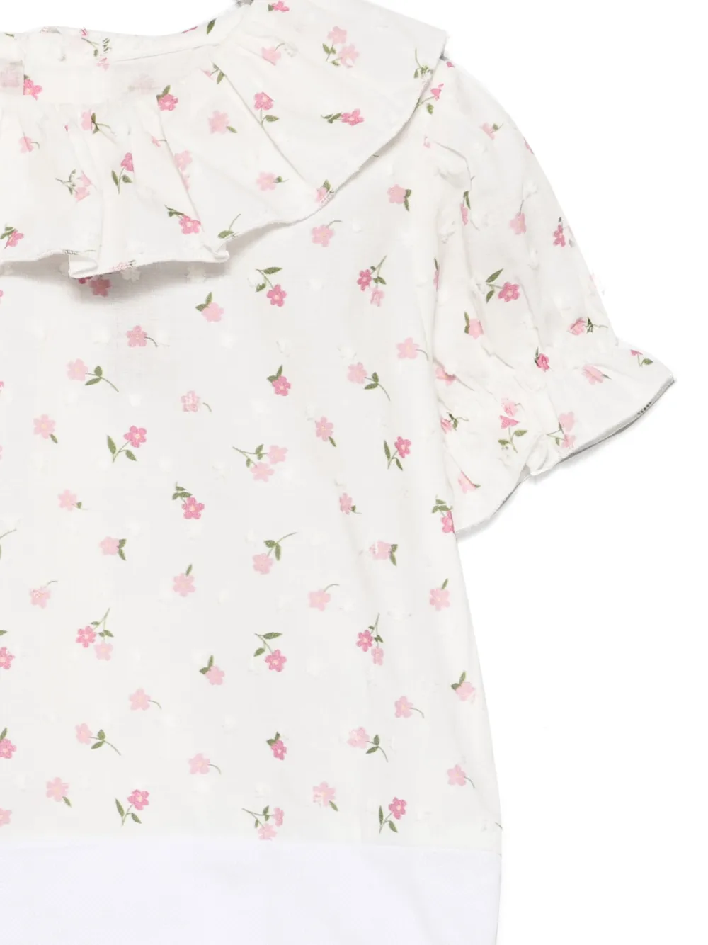 La Stupenderia Shorts met bloemenprint Roze