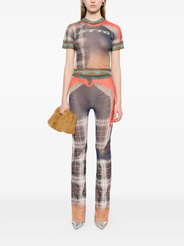 Ottolinger Mesh Trousers | Neutrals | FARFETCH