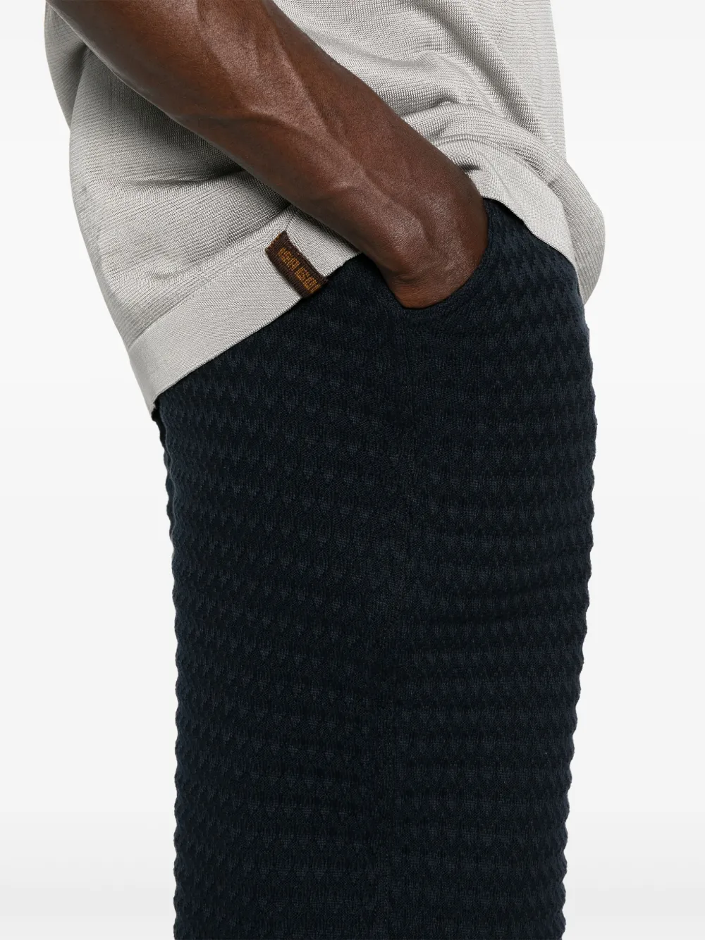 Isa Boulder Katoenen broek Blauw