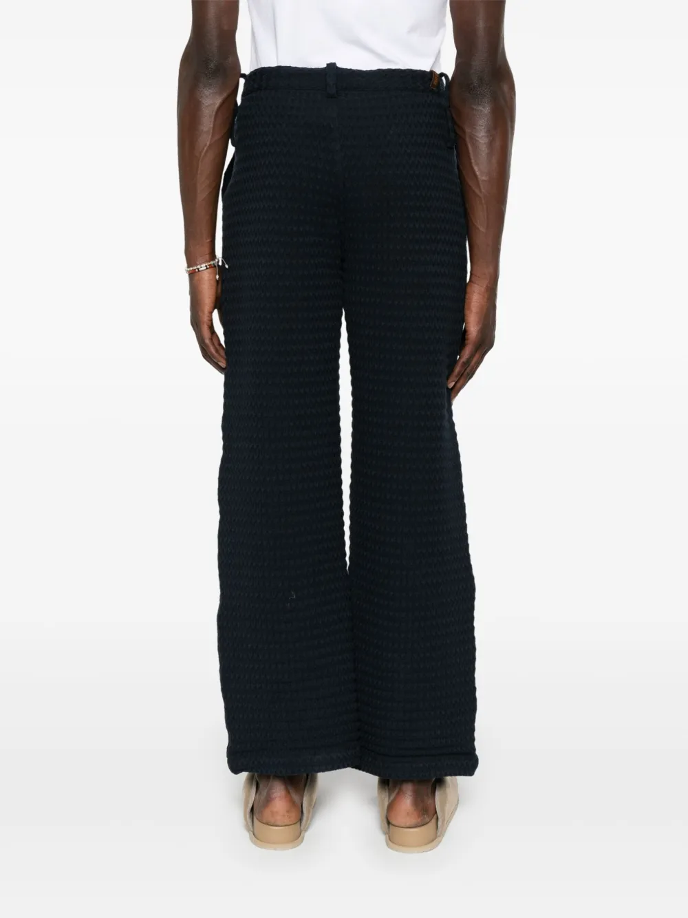 Isa Boulder Katoenen broek Blauw