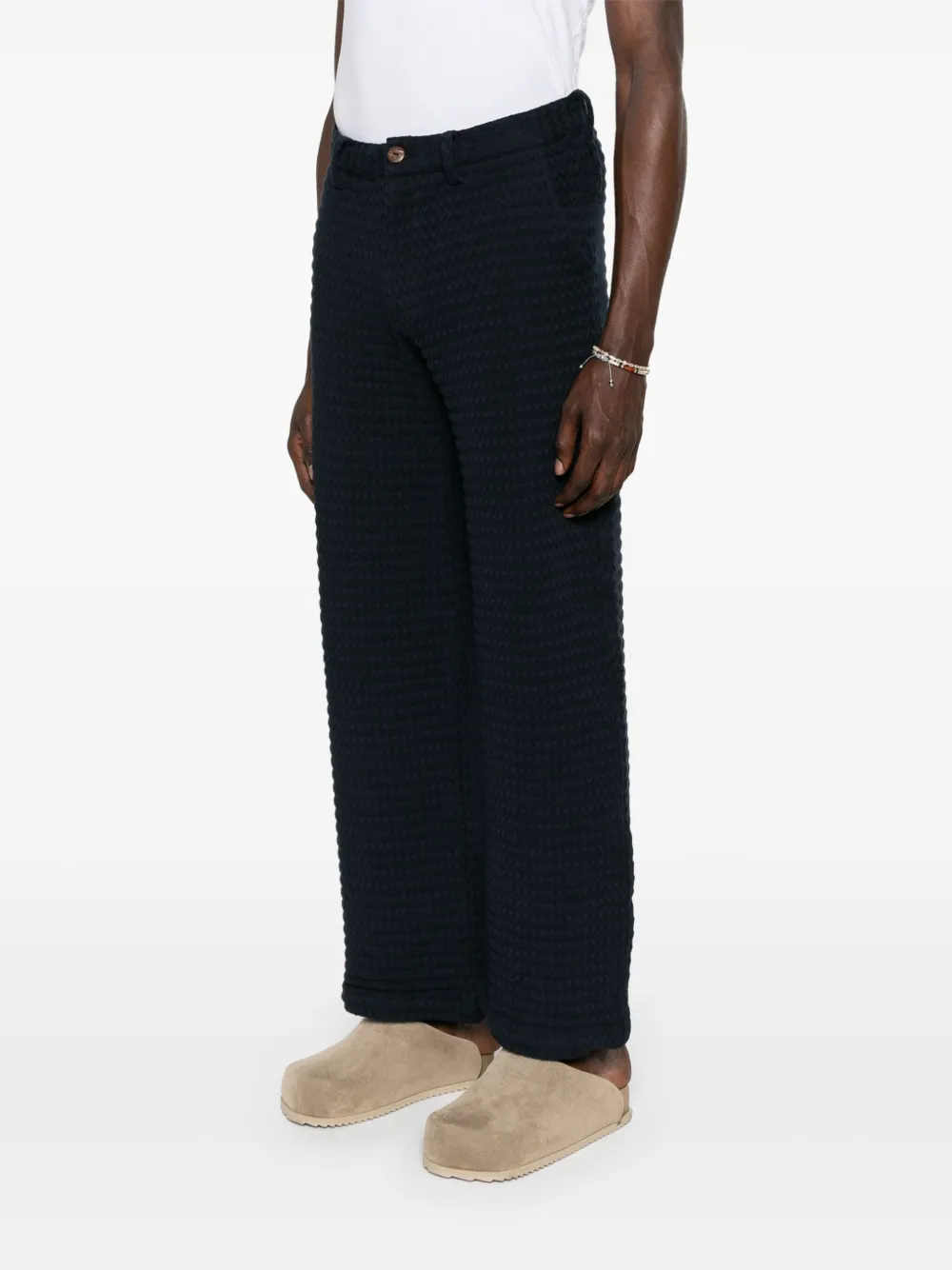 Isa Boulder Katoenen broek Blauw