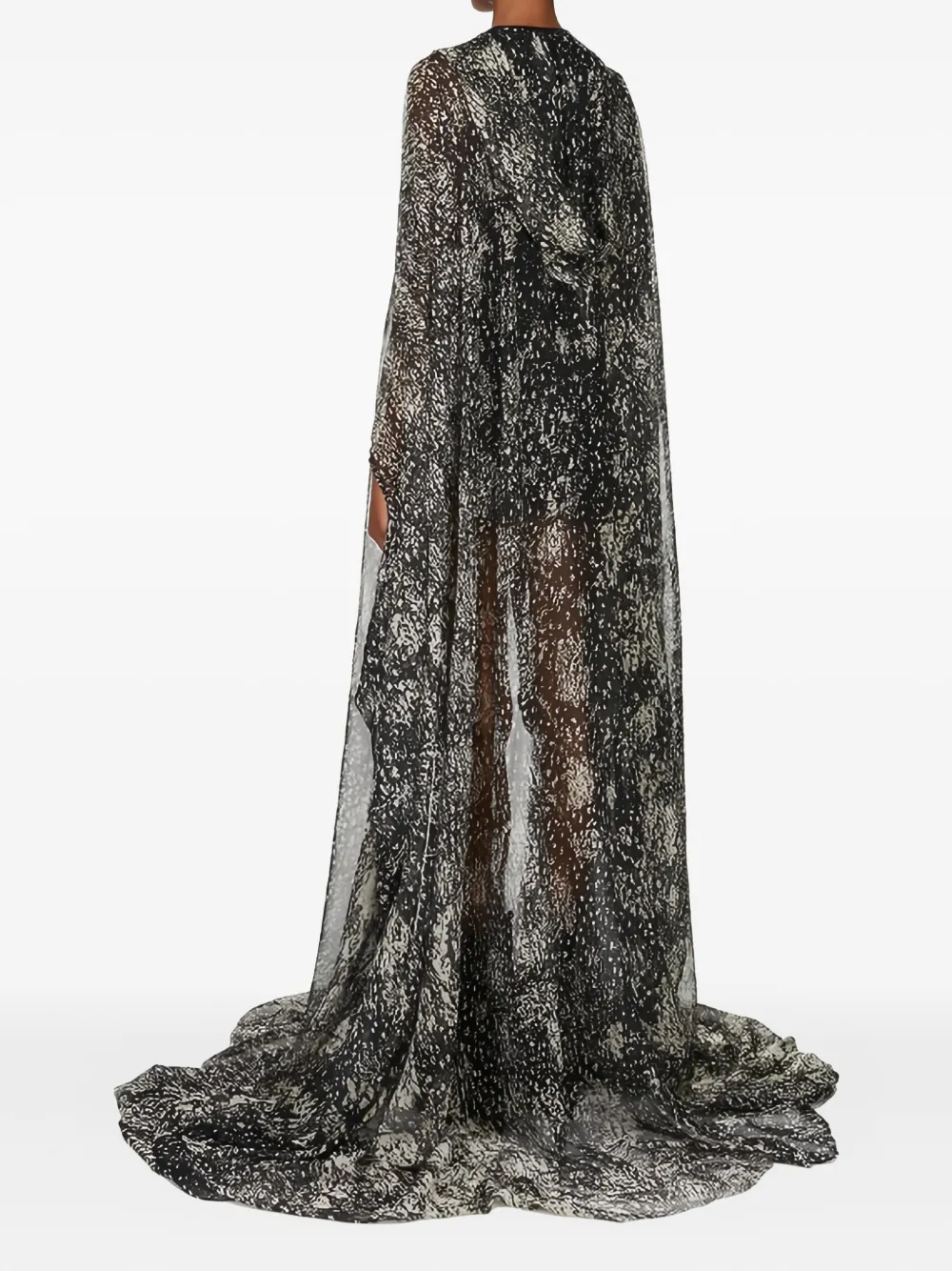 Rick Owens Hollywood maxi dress - Zwart